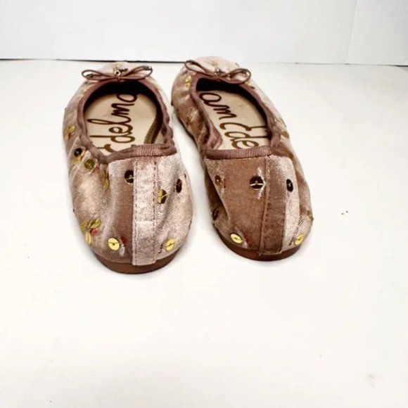 Sam Edelman Felicia Rose Sequined Ballet Flats 8.5 - Picture 4 of 8